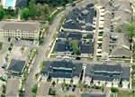 A picture of satellite view of a street